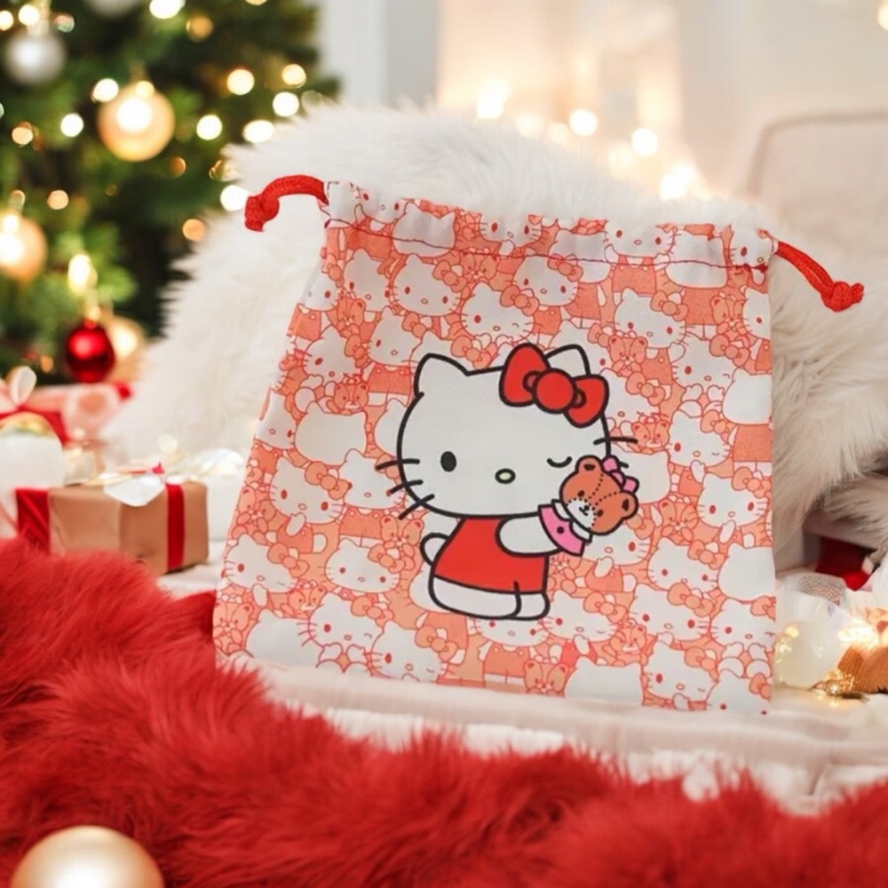 Sanrio Hello Kitty And Friends Canvas Drawstring Pouch - Picture 5 of 9